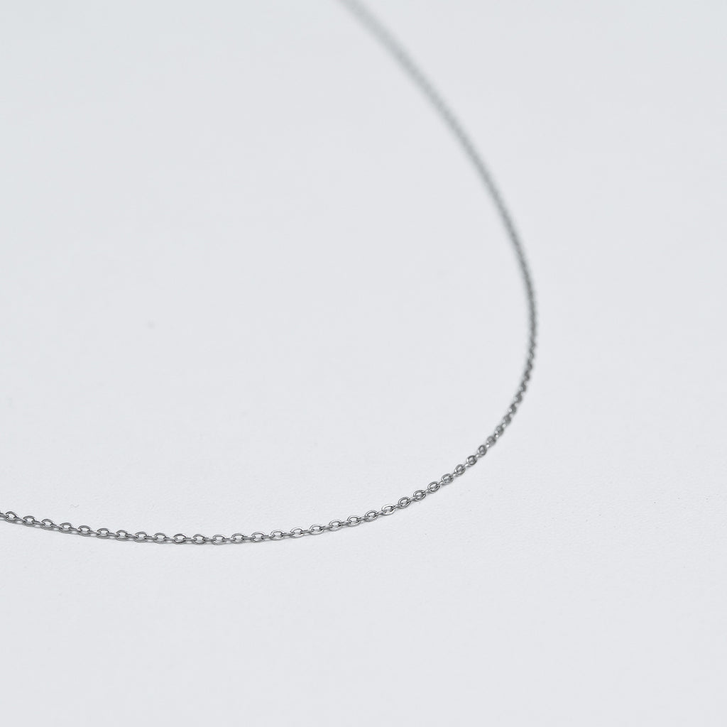 316L SILVER CHAIN NECKLACE (1.2MM)