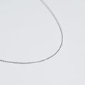 316L SILVER CHAIN NECKLACE (1.2MM)