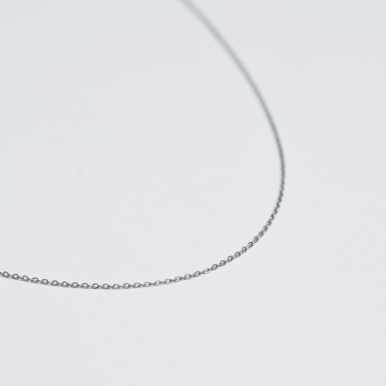 316L SILVER CHAIN NECKLACE (1.2MM)