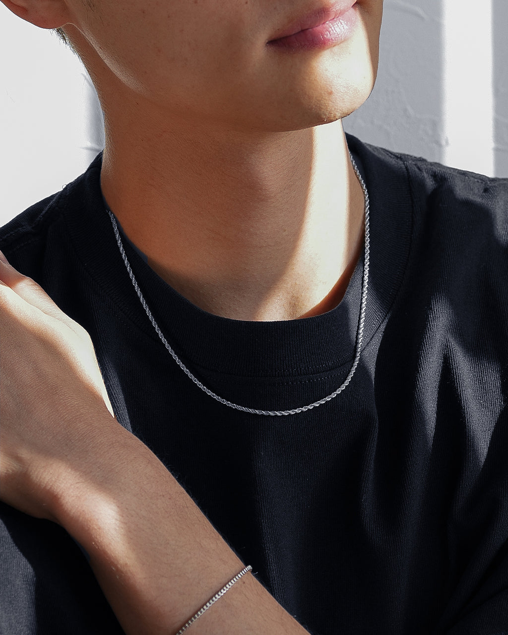 316L ROPE CHAIN NECKLACE (2MM)