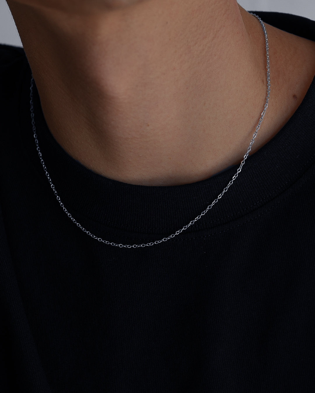 316L SILVER CHAIN NECKLACE (2.0MM)