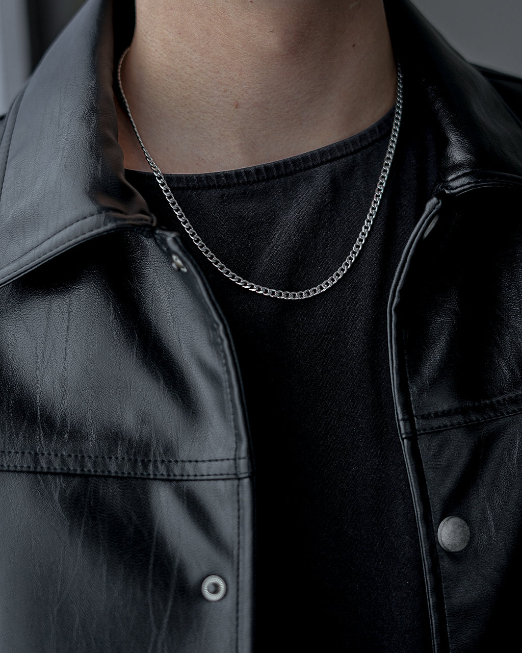 316L SILVER CHAIN NECKLACE (3.5MM)