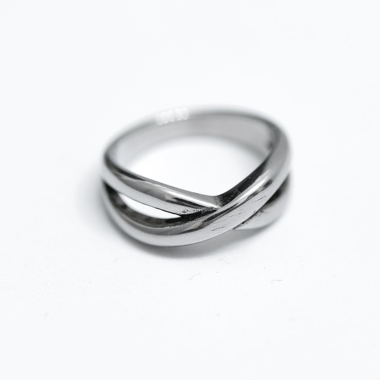 316L DESIGNER CROSS RING