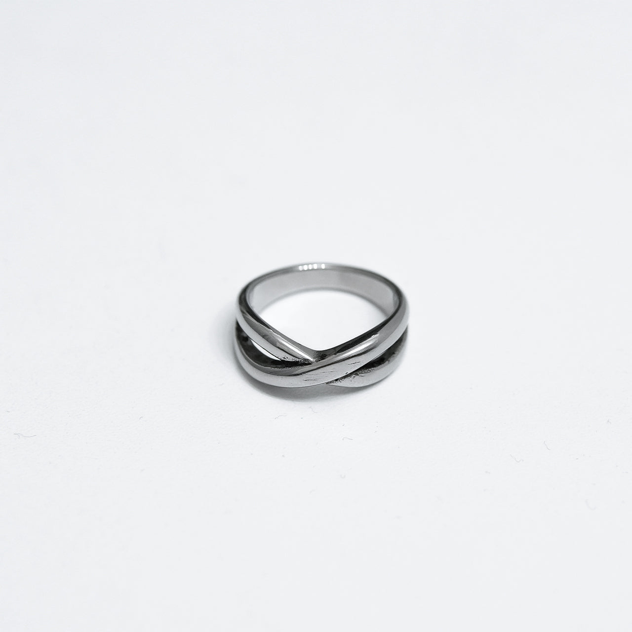 316L DESIGNER CROSS RING