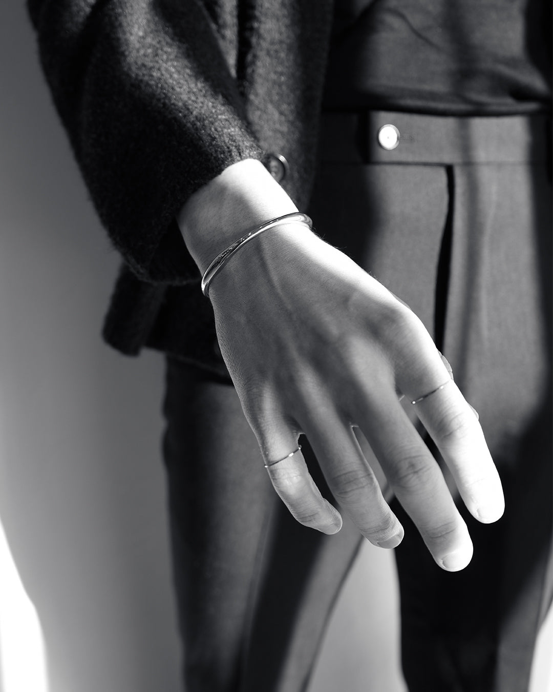 316L WAVE BANGLE