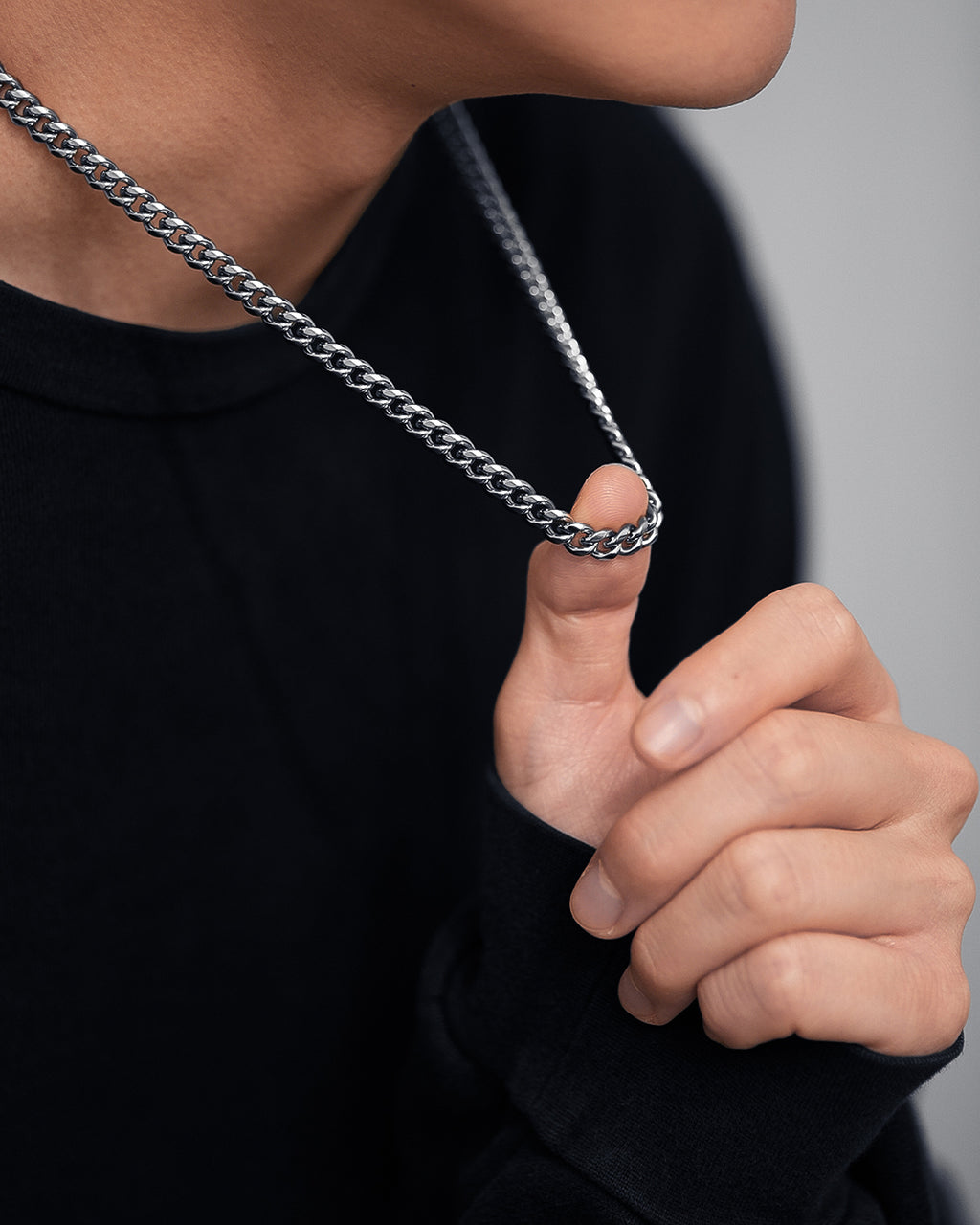 316L CURB CHAIN NECKLACE