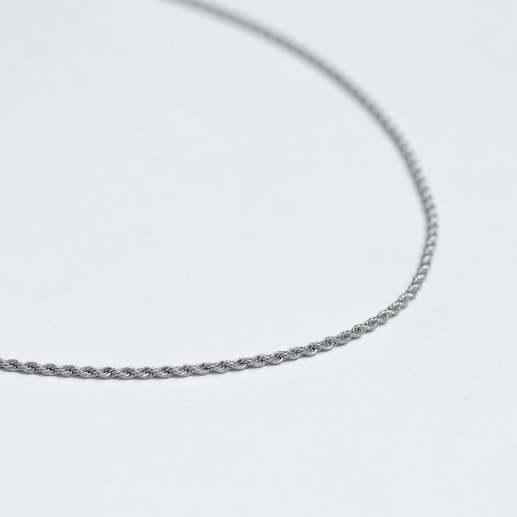 316L ROPE CHAIN NECKLACE (2MM)