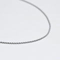 316L ROPE CHAIN NECKLACE (2MM)