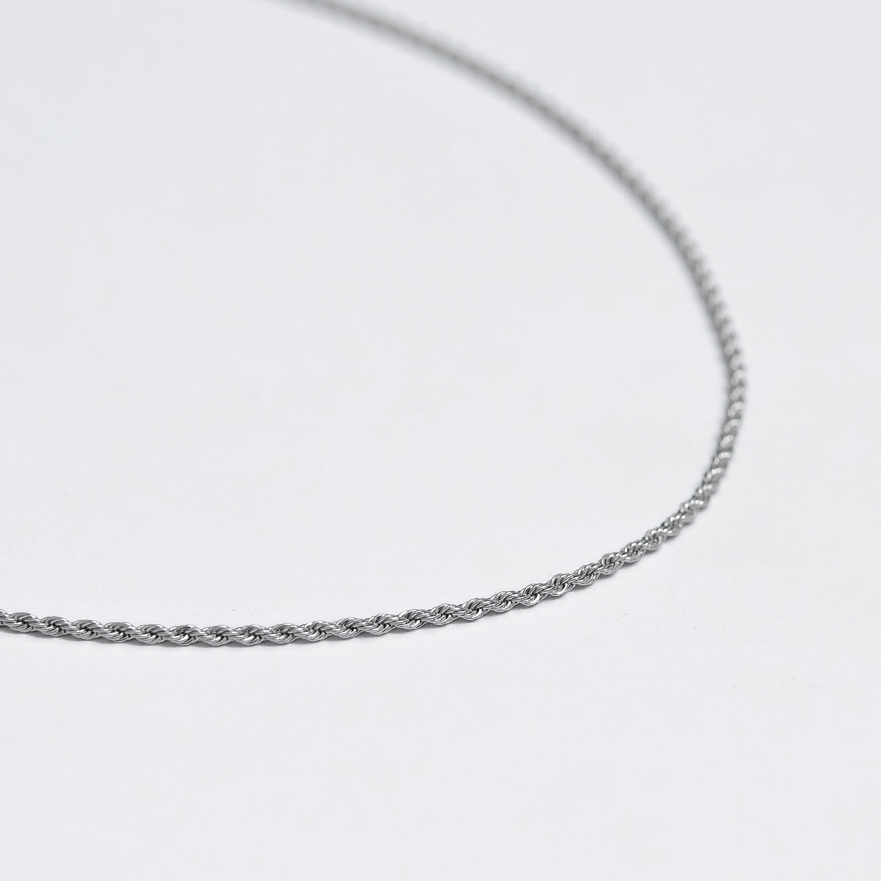 316L ROPE CHAIN NECKLACE (2MM)