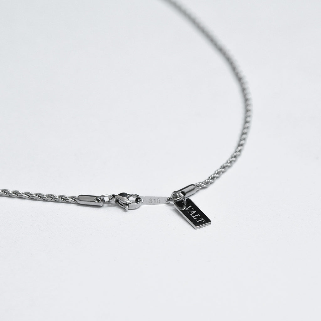 316L ROPE CHAIN NECKLACE (2MM)